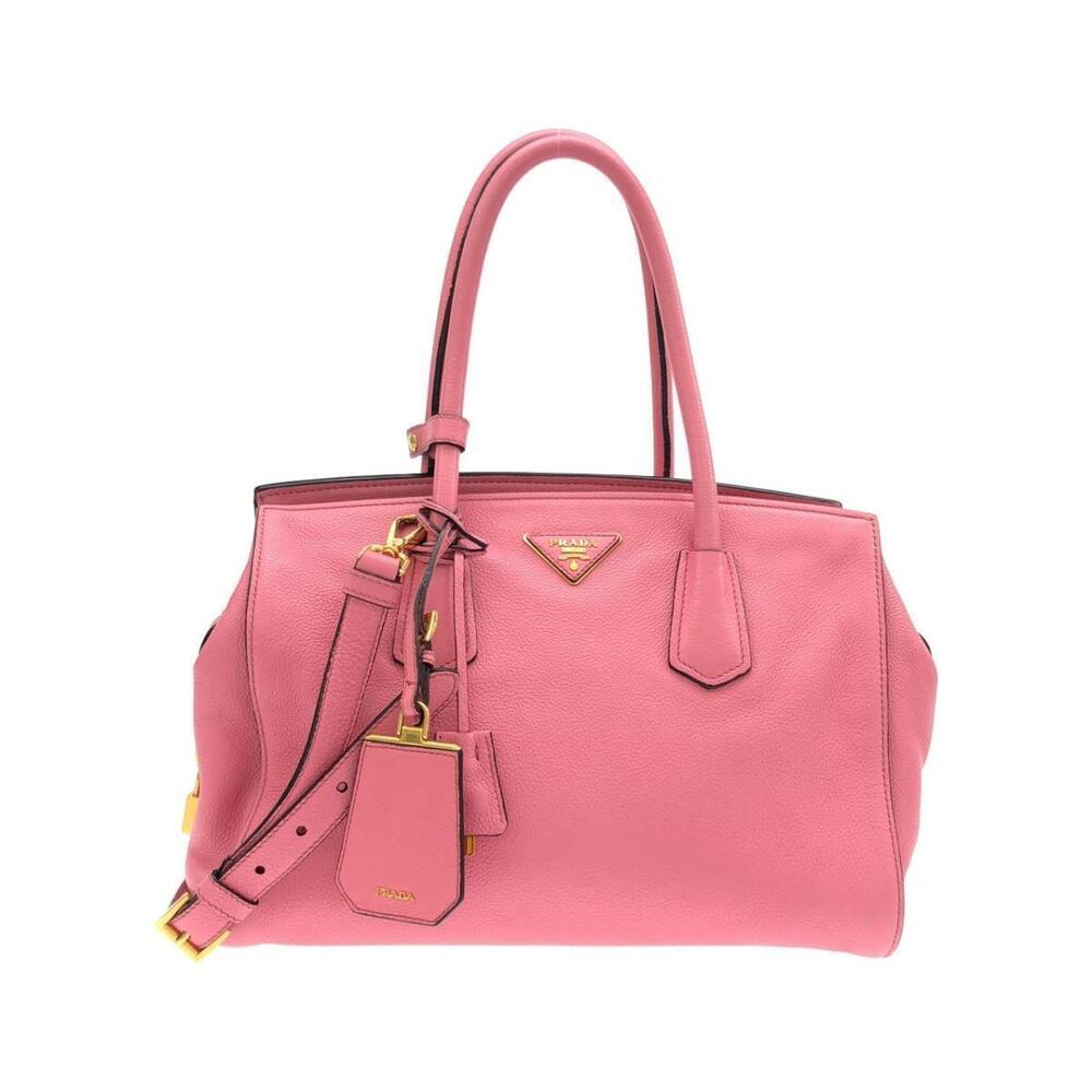 Prada leather tote bag Pink